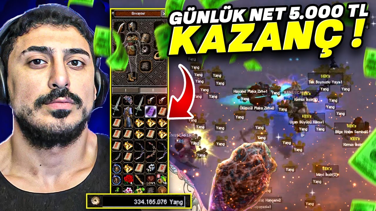 35 LEVEL SAVAŞÇIM İLE SOHAN FARMIYLA ZENGİN OLDUM ! 🤯 | Metin2 – Kuzey2 #43